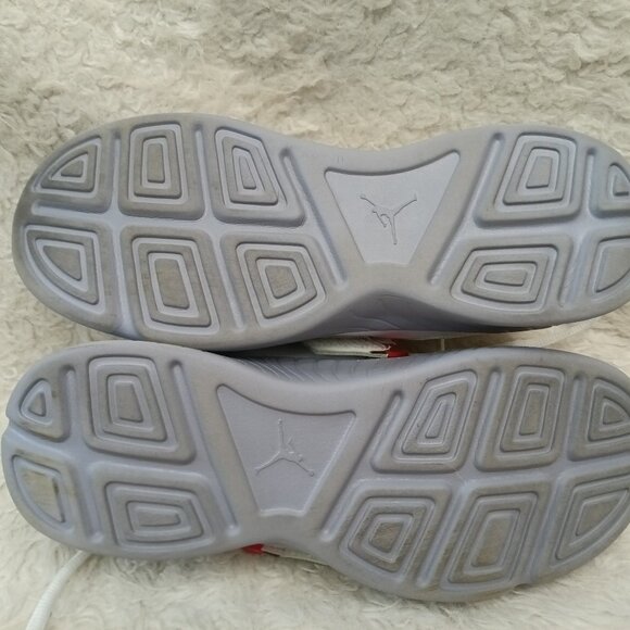 Nike Air Jordans Red & Blue on White Mesh Strap Youth Size 7Y - Picture 5 of 10